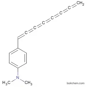 Molecular Structure of 918530-54-8 (Benzenamine, N,N-dimethyl-4-(1,2,3,4,5,6,7-octaheptaen-1-yl)-)