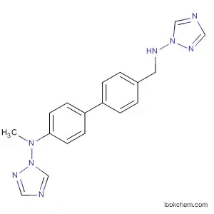 Molecular Structure of 918530-67-3 (1H-1,2,4-Triazole-1-methanamine,
N-[4'-[(1H-1,2,4-triazol-1-ylamino)methyl][1,1'-biphenyl]-4-yl]-)