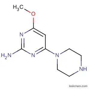 Molecular Structure of 918531-20-1 (2-Pyrimidinamine, 4-methoxy-6-(1-piperazinyl)-)