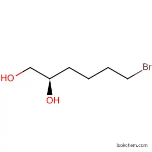 Molecular Structure of 918531-63-2 (1,2-Hexanediol, 6-bromo-, (2R)-)