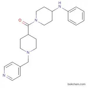 Molecular Structure of 918532-08-8 (Methanone,
[4-(phenylamino)-1-piperidinyl][1-(4-pyridinylmethyl)-4-piperidinyl]-)