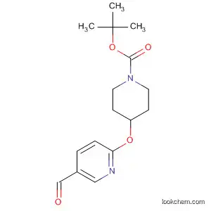 Molecular Structure of 918535-59-8 (1-Piperidinecarboxylic acid, 4-[(5-formyl-2-pyridinyl)oxy]-,
1,1-dimethylethyl ester)
