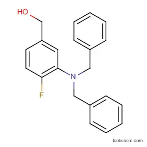 Molecular Structure of 918811-74-2 (Benzenemethanol, 3-[bis(phenylmethyl)amino]-4-fluoro-)