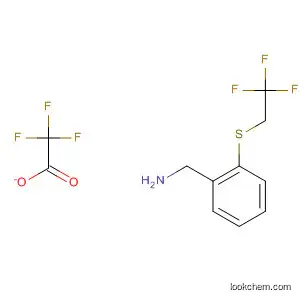 Molecular Structure of 918811-93-5 (Benzenemethanamine, 2-[(2,2,2-trifluoroethyl)thio]-,
2,2,2-trifluoroacetate (1:1))