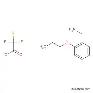 Molecular Structure of 918811-95-7 (Benzenemethanamine, 2-propoxy-, 2,2,2-trifluoroacetate (1:1))