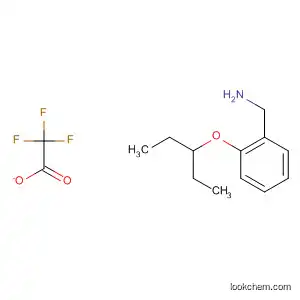 Molecular Structure of 918811-98-0 (Benzenemethanamine, 2-(1-ethylpropoxy)-, 2,2,2-trifluoroacetate (1:1))