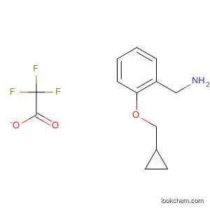 Molecular Structure of 918811-99-1 (Benzenemethanamine, 2-(cyclopropylmethoxy)-, 2,2,2-trifluoroacetate
(1:1))