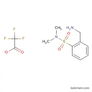 Molecular Structure of 918812-14-3 (Benzenesulfonamide, 2-(aminomethyl)-N,N-dimethyl-,
2,2,2-trifluoroacetate (1:1))