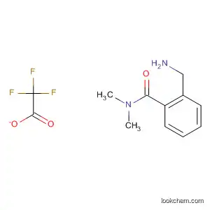 Molecular Structure of 918812-28-9 (Benzamide, 2-(aminomethyl)-N,N-dimethyl-, 2,2,2-trifluoroacetate (1:1))