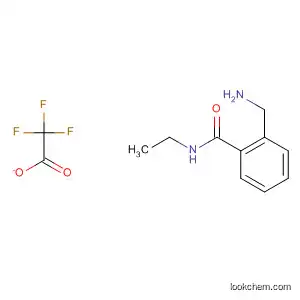 Molecular Structure of 918812-31-4 (Benzamide, 2-(aminomethyl)-N-ethyl-, 2,2,2-trifluoroacetate (1:1))