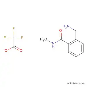Molecular Structure of 918812-34-7 (Benzamide, 2-(aminomethyl)-N-methyl-, 2,2,2-trifluoroacetate (1:1))