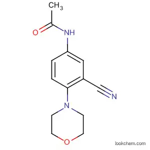 Molecular Structure of 918812-62-1 (Acetamide, N-[3-cyano-4-(4-morpholinyl)phenyl]-)