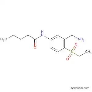 Molecular Structure of 918813-05-5 (Pentanamide, N-[3-(aminomethyl)-4-(ethylsulfonyl)phenyl]-)