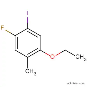 Molecular Structure of 918813-06-6 (Benzene, 1-ethoxy-4-fluoro-5-iodo-2-methyl-)