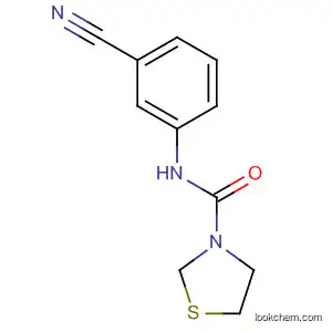 Molecular Structure of 918813-25-9 (3-Thiazolidinecarboxamide, N-(3-cyanophenyl)-)