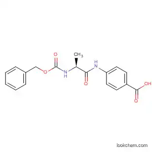 Molecular Structure of 918886-62-1 (Benzoic acid,
4-[[(2S)-1-oxo-2-[[(phenylmethoxy)carbonyl]amino]propyl]amino]-)
