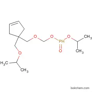 Molecular Structure of 918887-24-8 (Phosphonic acid,
P-[[[1-(hydroxymethyl)-3-cyclopenten-1-yl]methoxy]methyl]-,
bis(1-methylethyl) ester)