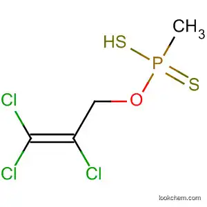 Molecular Structure of 1001-16-7 (Phosphonodithioic acid, methyl-, O-(2,3,3-trichloro-2-propenyl) ester)