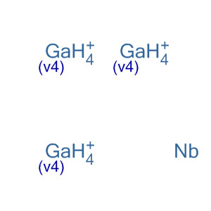 Molecular Structure of 12160-73-5 (Gallium, compd. with niobium (3:1))