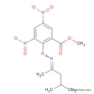 Benzoic acid, 2-[[(1,3-dimethylbutylidene)amino]oxy]-3,5-dinitro-, methyl
ester