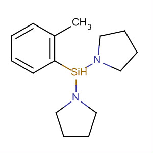 Molecular Structure of 13368-46-2 (Pyrrolidine, 1,1'-(methylphenylsilylene)bis-)