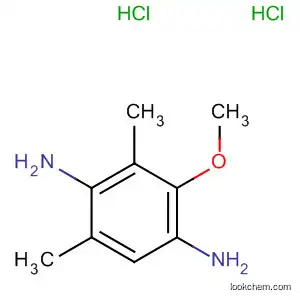 Molecular Structure of 14090-03-0 (1,4-Benzenediamine, 2-methoxy-3,5-dimethyl-, dihydrochloride)