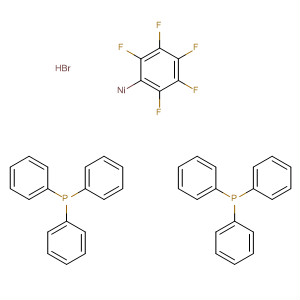 Molecular Structure of 14154-59-7 (Nickel, bromo(pentafluorophenyl)bis(triphenylphosphine)-)