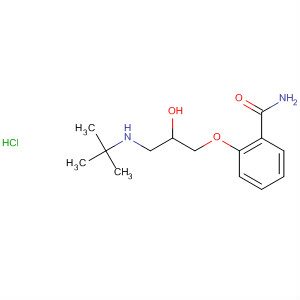 Molecular Structure of 15149-25-4 (Benzamide, 2-[3-[(1,1-dimethylethyl)amino]-2-hydroxypropoxy]-,
monohydrochloride)