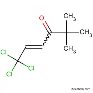 Molecular Structure of 1552-24-5 (4-Hexen-3-one, 6,6,6-trichloro-2,2-dimethyl-)
