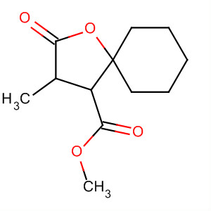 Molecular Structure of 16149-81-8 (1-Oxaspiro[4.5]decane-4-carboxylic acid, 3-methyl-2-oxo-, methyl ester)