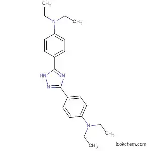 Molecular Structure of 1679-97-6 (Benzenamine, 4,4'-(1H-1,2,4-triazole-3,5-diyl)bis[N,N-diethyl-)
