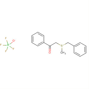 Molecular Structure of 17069-29-3 (Sulfonium, methyl(2-oxo-2-phenylethyl)(phenylmethyl)-,
tetrafluoroborate(1-))