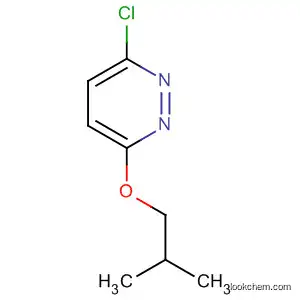 Molecular Structure of 17321-23-2 (Pyridazine, 3-chloro-6-(2-methylpropoxy)-)