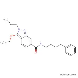 Molecular Structure of 919108-07-9 (2H-Indazole-6-carboxamide, 3-ethoxy-N-(4-phenylbutyl)-2-propyl-)