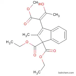 Molecular Structure of 919287-49-3 (1H-Indene-1,1-dicarboxylic acid,
3-[(1Z)-2-hydroxy-1-(methoxycarbonyl)-1-propen-1-yl]-2-methyl-,
1,1-diethyl ester)