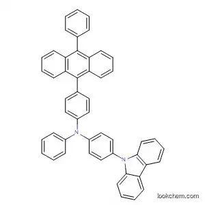 Molecular Structure of 919287-89-1 (Benzenamine,
4-(9H-carbazol-9-yl)-N-phenyl-N-[4-(10-phenyl-9-anthracenyl)phenyl]-)