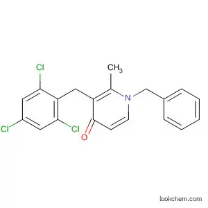 Molecular Structure of 919366-74-8 (4(1H)-Pyridinone,
2-methyl-1-(phenylmethyl)-3-[(2,4,6-trichlorophenyl)methyl]-)