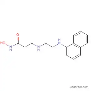 Molecular Structure of 919997-13-0 (Propanamide, N-hydroxy-3-[[2-(1-naphthalenylamino)ethyl]amino]-)