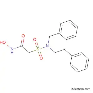 Molecular Structure of 919997-63-0 (Acetamide, N-hydroxy-2-[[(2-phenylethyl)(phenylmethyl)amino]sulfonyl]-)