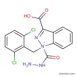 Molecular Structure of 920019-45-0 (1H-Indazole-3-carboxylic acid, 1-[(2,6-dichlorophenyl)methyl]-,
hydrazide)