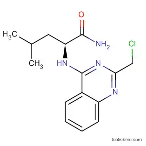 Pentanamide, 2-[[2-(chloromethyl)-4-quinazolinyl]amino]-4-methyl-,
(2S)-
