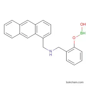 Molecular Structure of 920275-78-1 (Boronic acid, B-[2-[[(anthracenylmethyl)amino]methyl]phenyl]-)