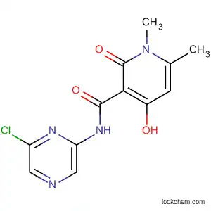 Molecular Structure of 920275-85-0 (3-Pyridinecarboxamide,
N-(6-chloro-2-pyrazinyl)-1,2-dihydro-4-hydroxy-1,6-dimethyl-2-oxo-)