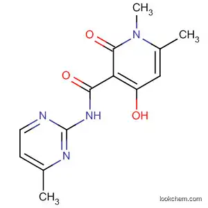 Molecular Structure of 920275-93-0 (3-Pyridinecarboxamide,
1,2-dihydro-4-hydroxy-1,6-dimethyl-N-(4-methyl-2-pyrimidinyl)-2-oxo-)