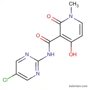 Molecular Structure of 920276-01-3 (3-Pyridinecarboxamide,
N-(5-chloro-2-pyrimidinyl)-1,2-dihydro-4-hydroxy-1-methyl-2-oxo-)