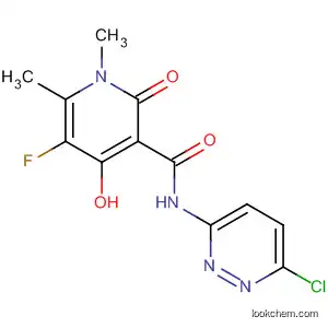 Molecular Structure of 920276-02-4 (3-Pyridinecarboxamide,
N-(6-chloro-3-pyridazinyl)-5-fluoro-1,2-dihydro-4-hydroxy-1,6-dimethyl-2
-oxo-)