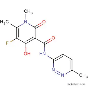Molecular Structure of 920276-04-6 (3-Pyridinecarboxamide,
5-fluoro-1,2-dihydro-4-hydroxy-1,6-dimethyl-N-(6-methyl-3-pyridazinyl)-2
-oxo-)