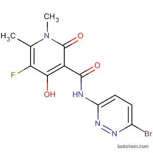 Molecular Structure of 920276-05-7 (3-Pyridinecarboxamide,
N-(6-bromo-3-pyridazinyl)-5-fluoro-1,2-dihydro-4-hydroxy-1,6-dimethyl-
2-oxo-)