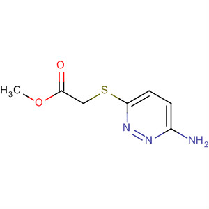 Acetic acid, 2-[(6-amino-3-pyridazinyl)thio]-, methyl ester