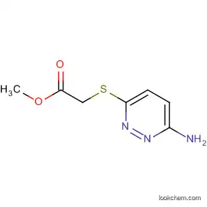 Molecular Structure of 920276-08-0 (Acetic acid, 2-[(6-amino-3-pyridazinyl)thio]-, methyl ester)